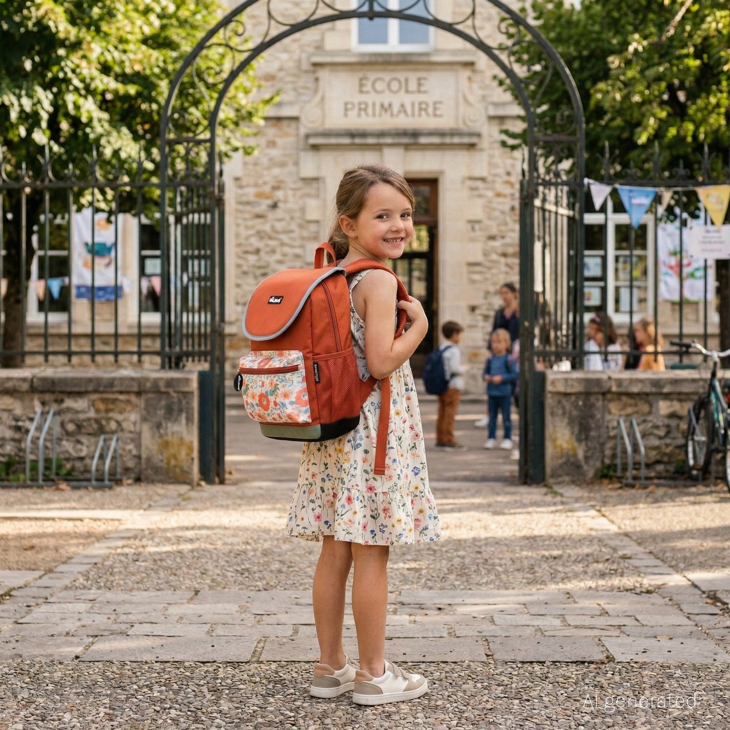 Sac à dos 38 cm Mélimélos la biche – vue 2