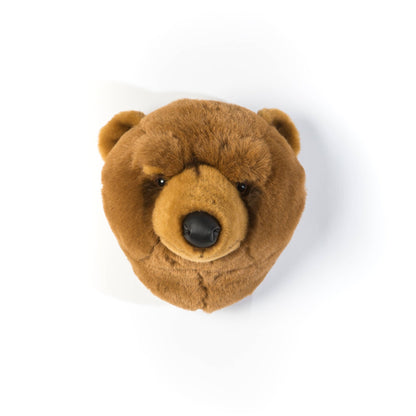 Oliver the Brown Bear Plush Wall Decor