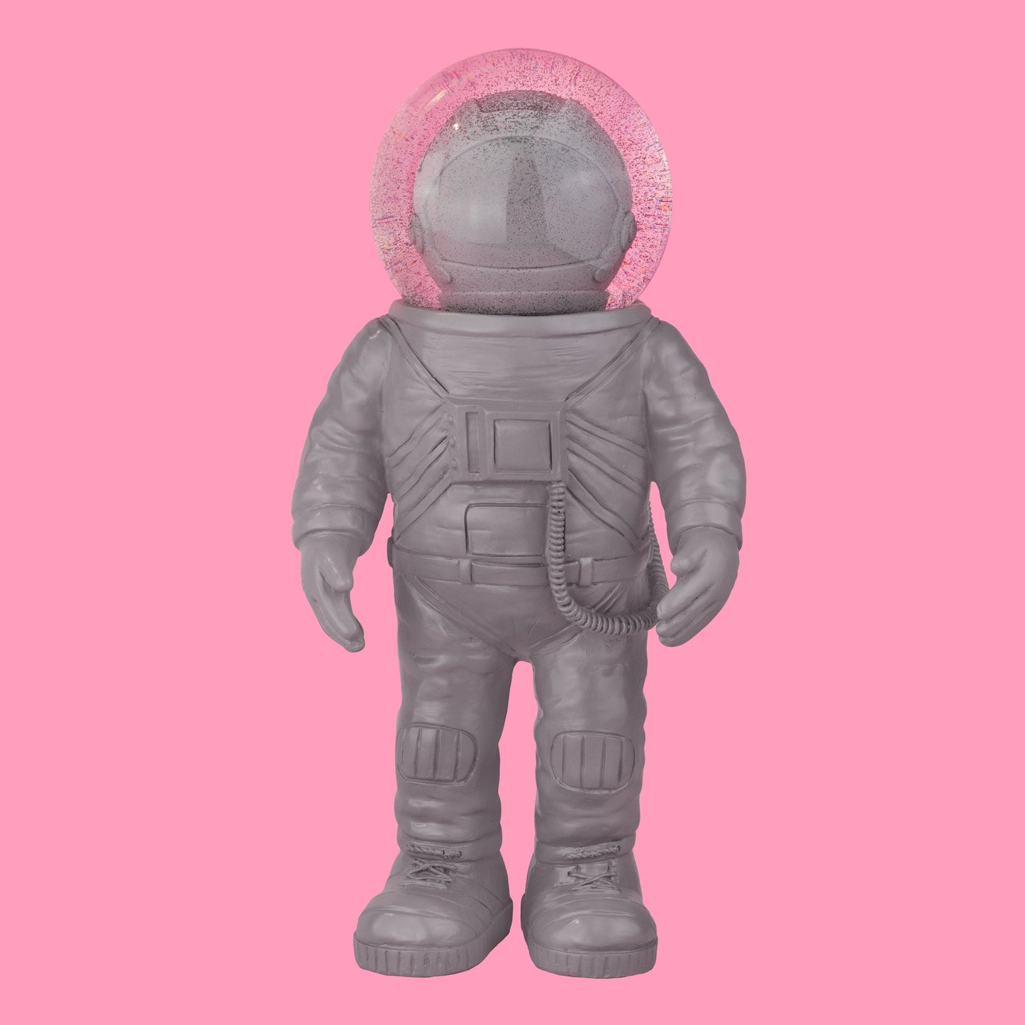 boule a neige astronaute geant gris donkey