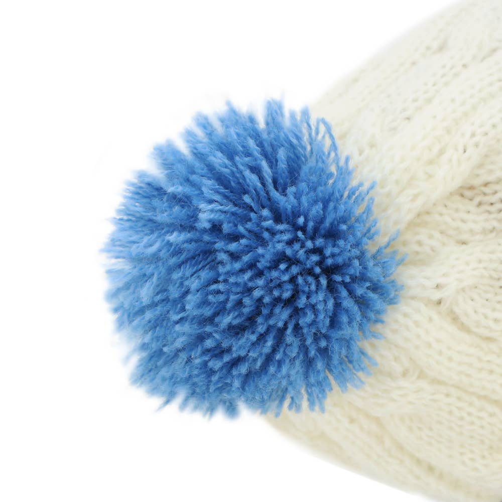 Prickle hedgehog plush toy with white and blue hat, 15 cm