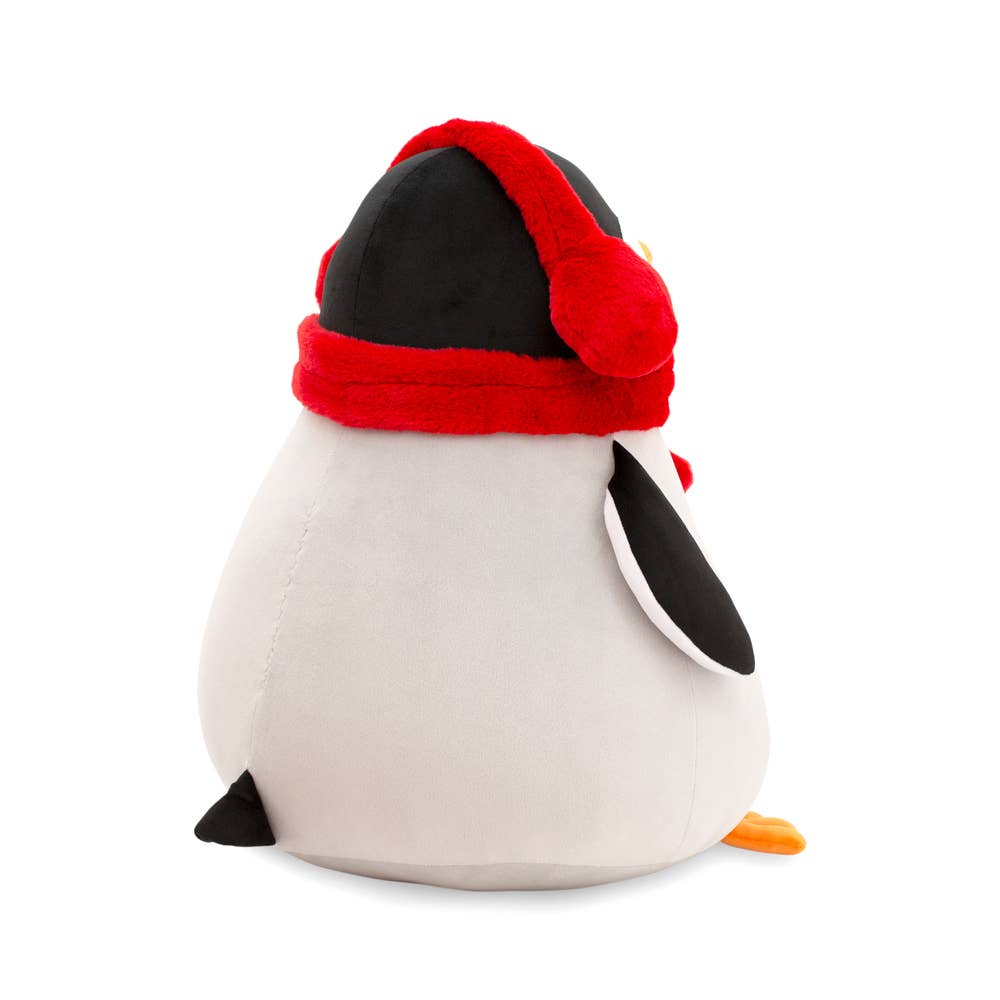 Penguin plush toy with scarf - 50 cm - 0+