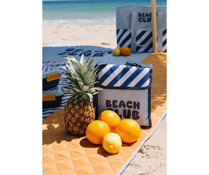 Stripes Blues & Beyond Insulated Tote Bag