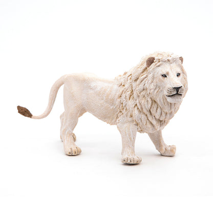 Figurine Lion blanc Papo - animal sauvage