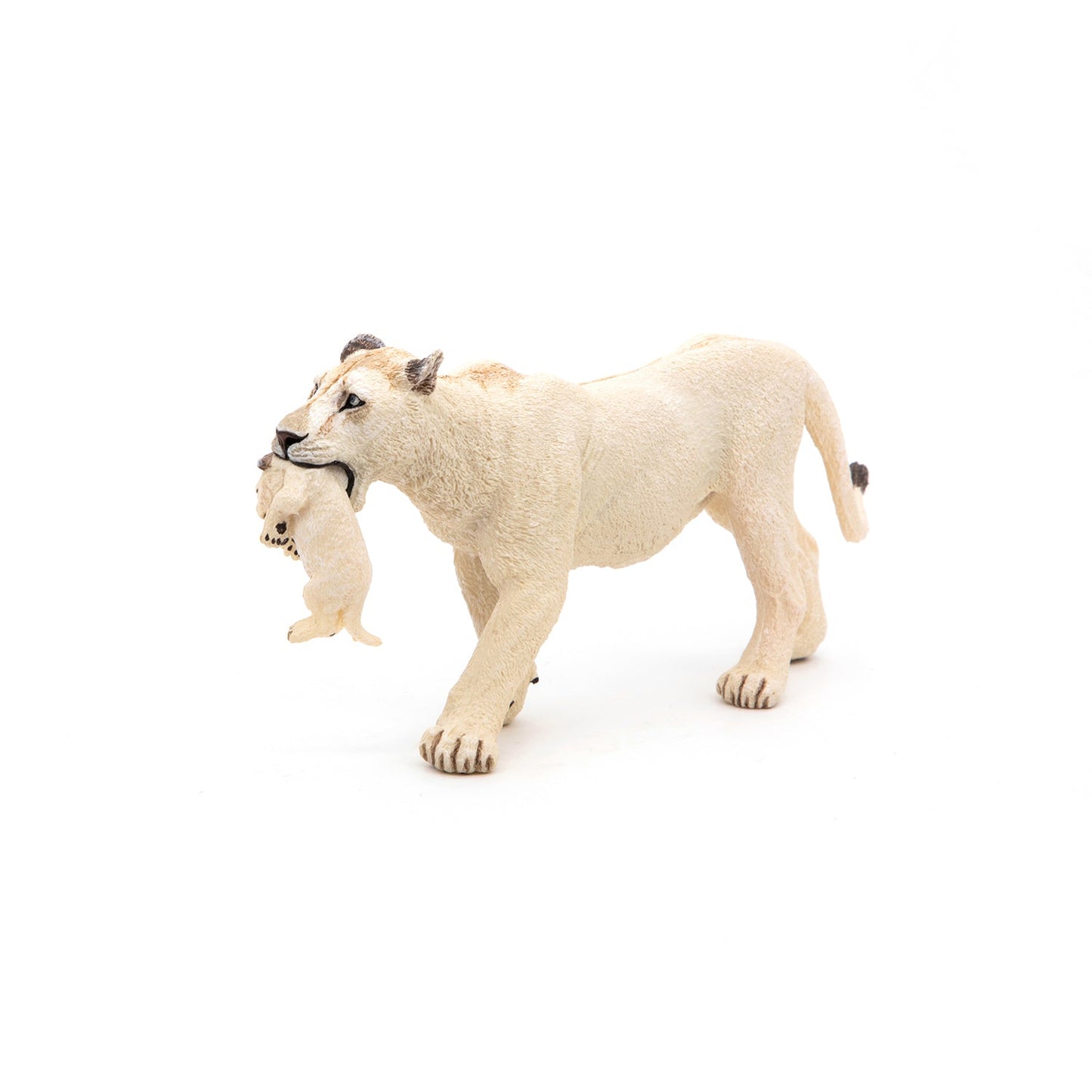 Figurine Lionne blanche avec lionceau