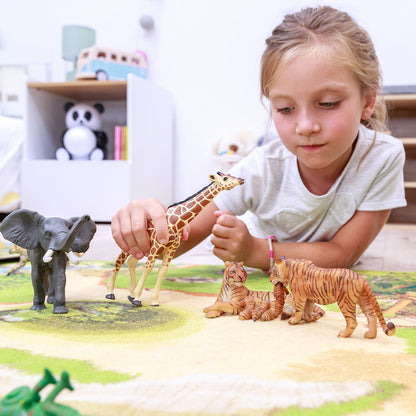 Figurine Girafe tête levée Papo - animal sauvage
