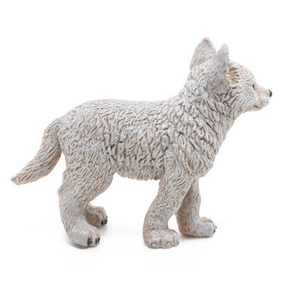 Figurine Jeune loup polaire Papo - animal sauvage