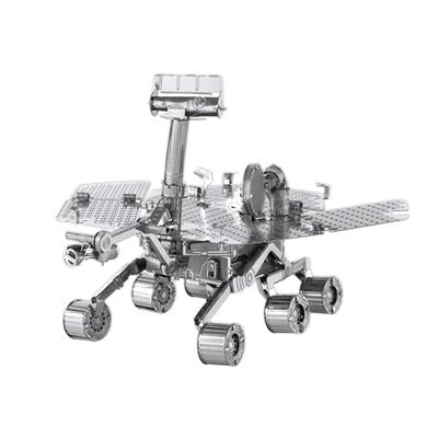 MetalEarth Espace: MARS ROVER 9.4x8.6x6cm, maquette 3D en métal avec 2 feuilles, sur carte 12x17cm, 14+