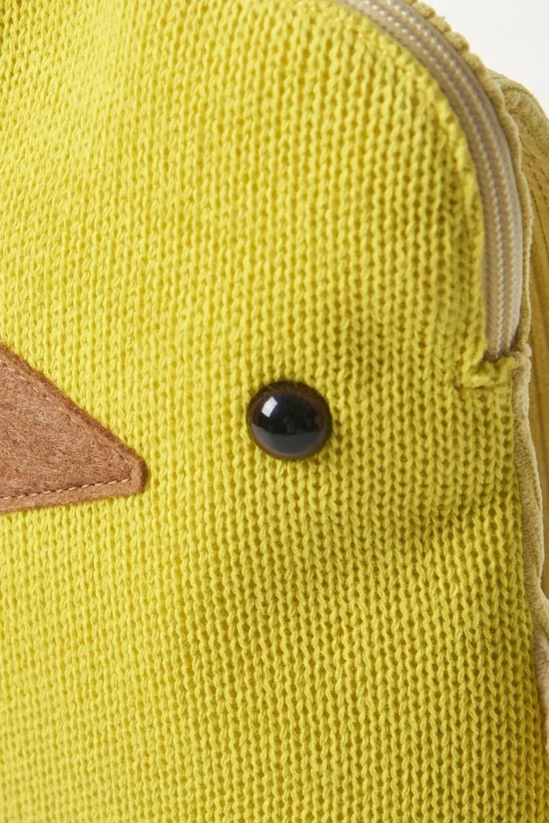 Gehäkelter Hühnerrucksack – Gelb