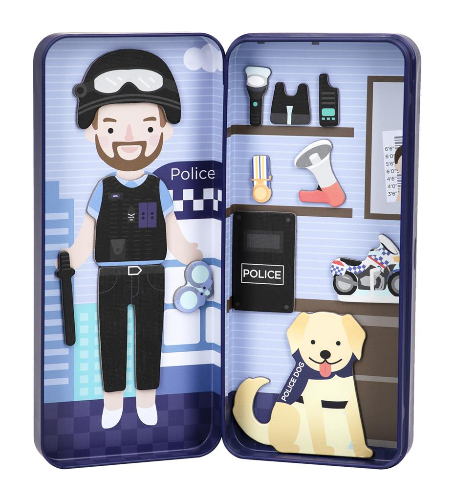 Boîte De Puzzle Magnétique - Officier de Police