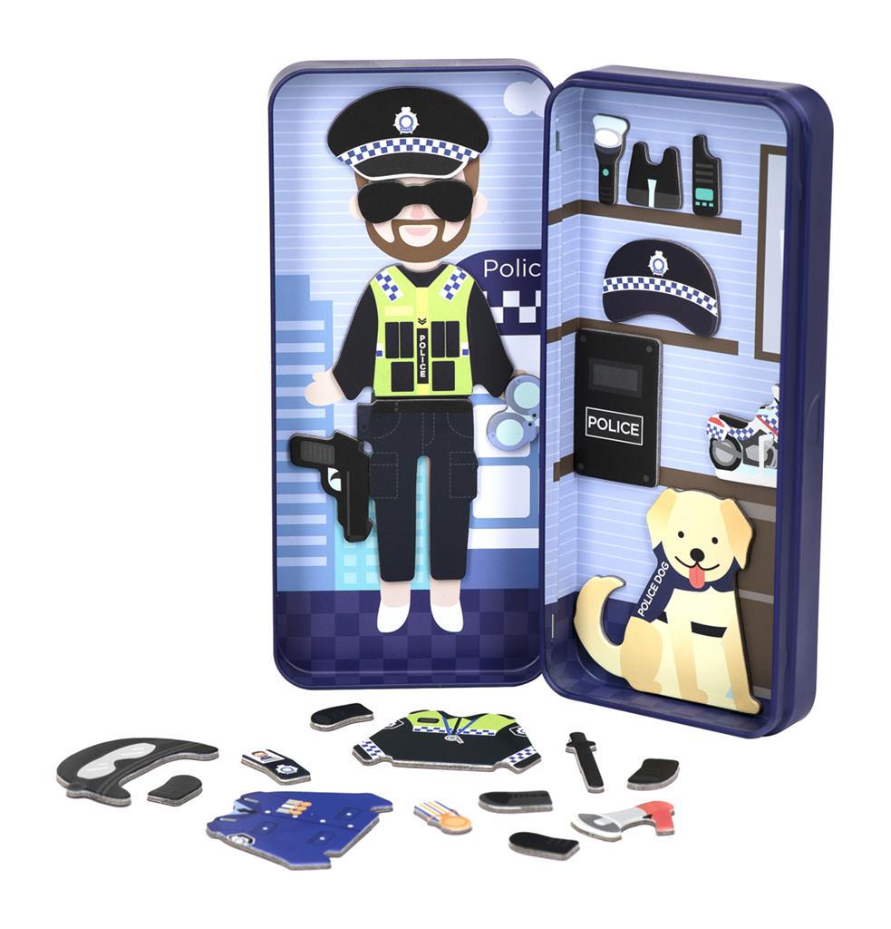 Boîte De Puzzle Magnétique - Officier de Police