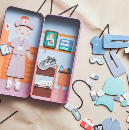 Boîte De Puzzle Magnétique - Médecin