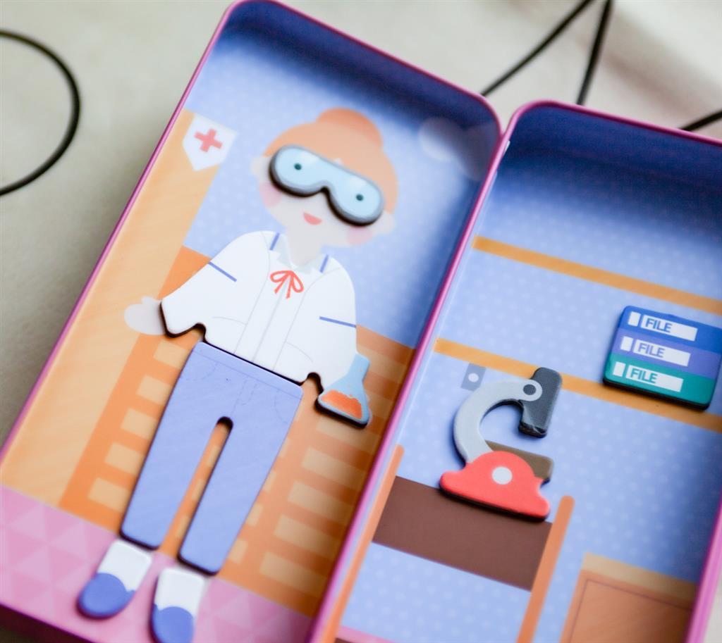 Boîte De Puzzle Magnétique - Médecin