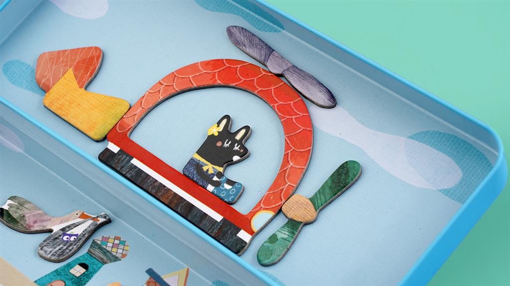 Boîte De Puzzle Magnétique - Avions