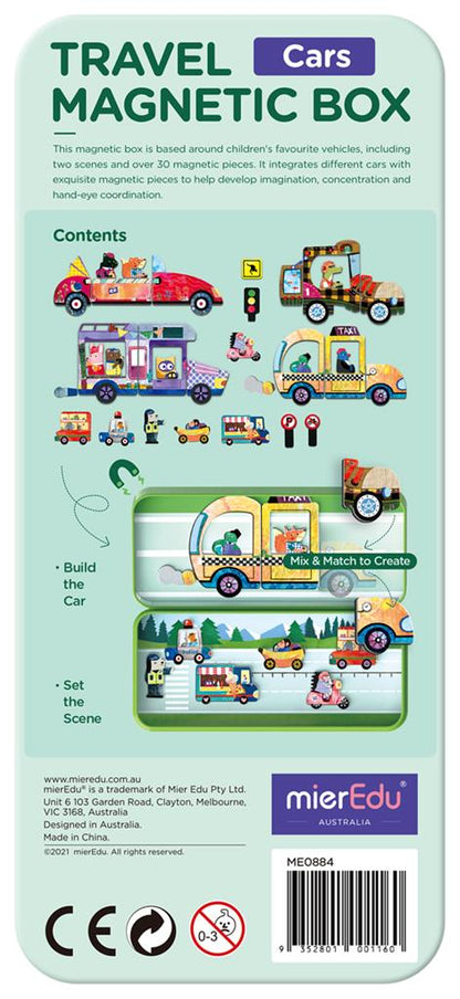 Boîte De Puzzle Magnétique - Véhicules