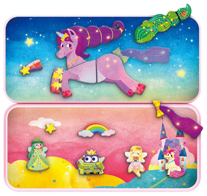 Magnetic Puzzle Box - Unicorns