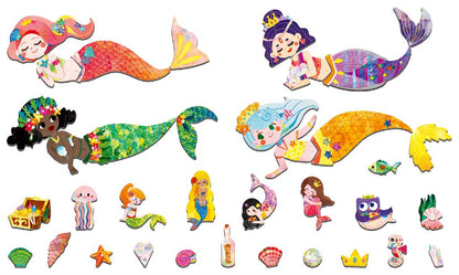 Magnetic Puzzle Box - Mermaids
