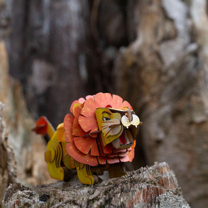 3D Construction Puzzle - Lion