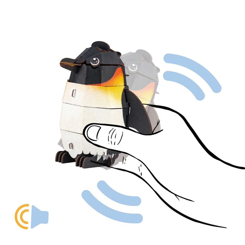 3D-Konstruktionspuzzle - Kaiserpinguin