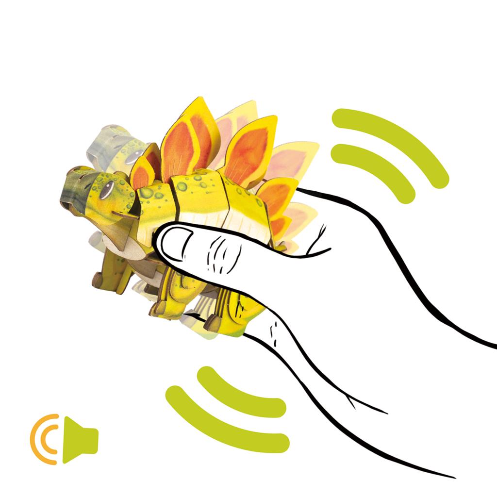 3D Puzzle Construction - Stegosaurus