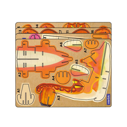 3D Puzzle Konstruktion - Brachiosaurus