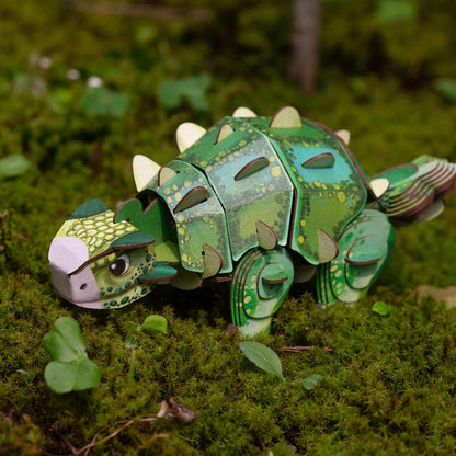 3D Puzzle Construction - Ankylosaurus