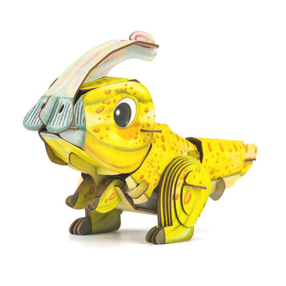 3D Puzzle Construction - Parasaurolophus