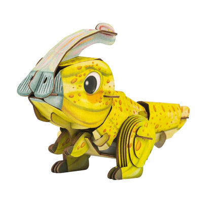 3D Puzzle Construction - Parasaurolophus