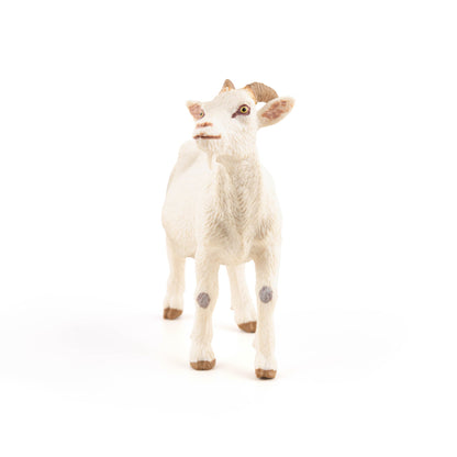 Figurine Chèvre blanche Papo - animal de la ferme