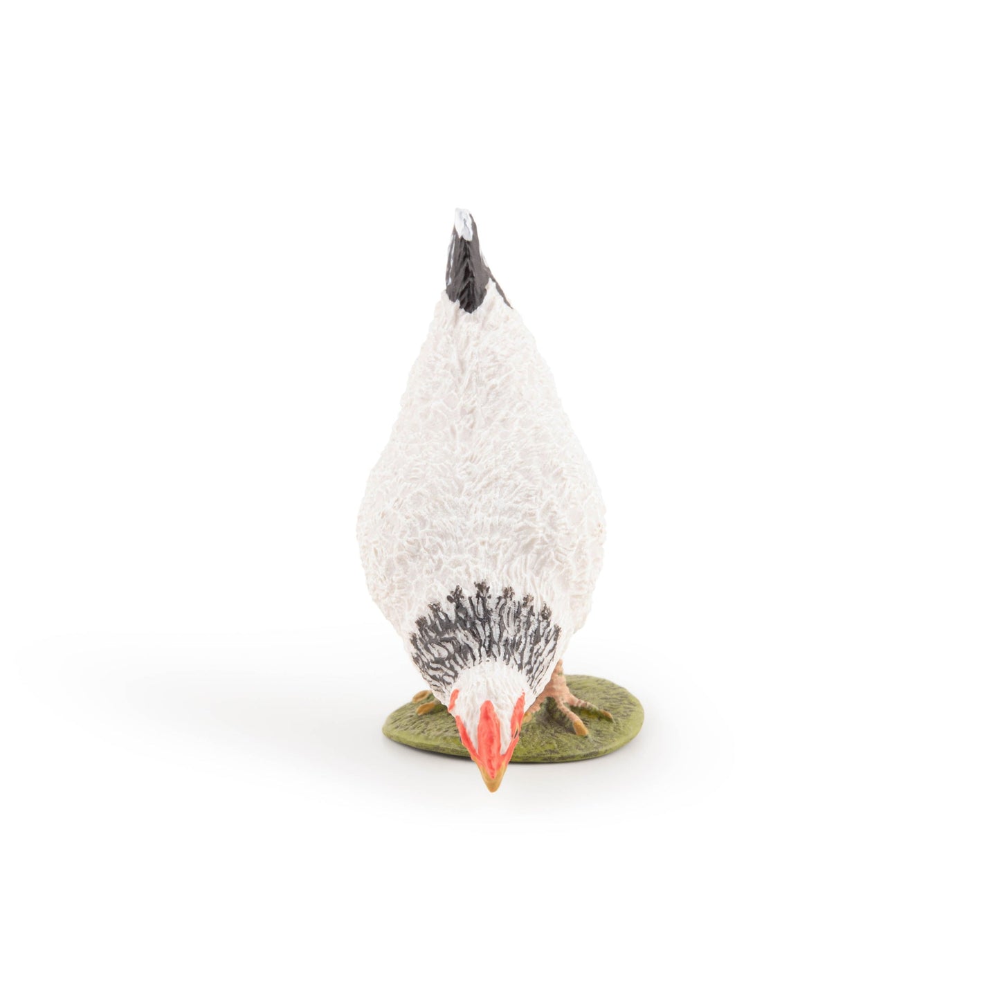 Figurine Poule blanche picorant Papo - animal de la ferme