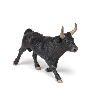 Figurine Taureau Camarguais Papo - animal de la ferme