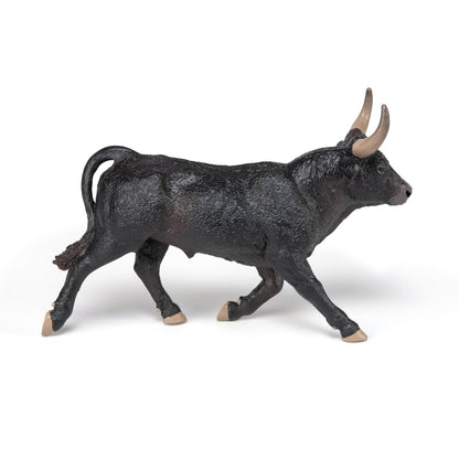 Figurine Taureau Camarguais Papo - animal de la ferme