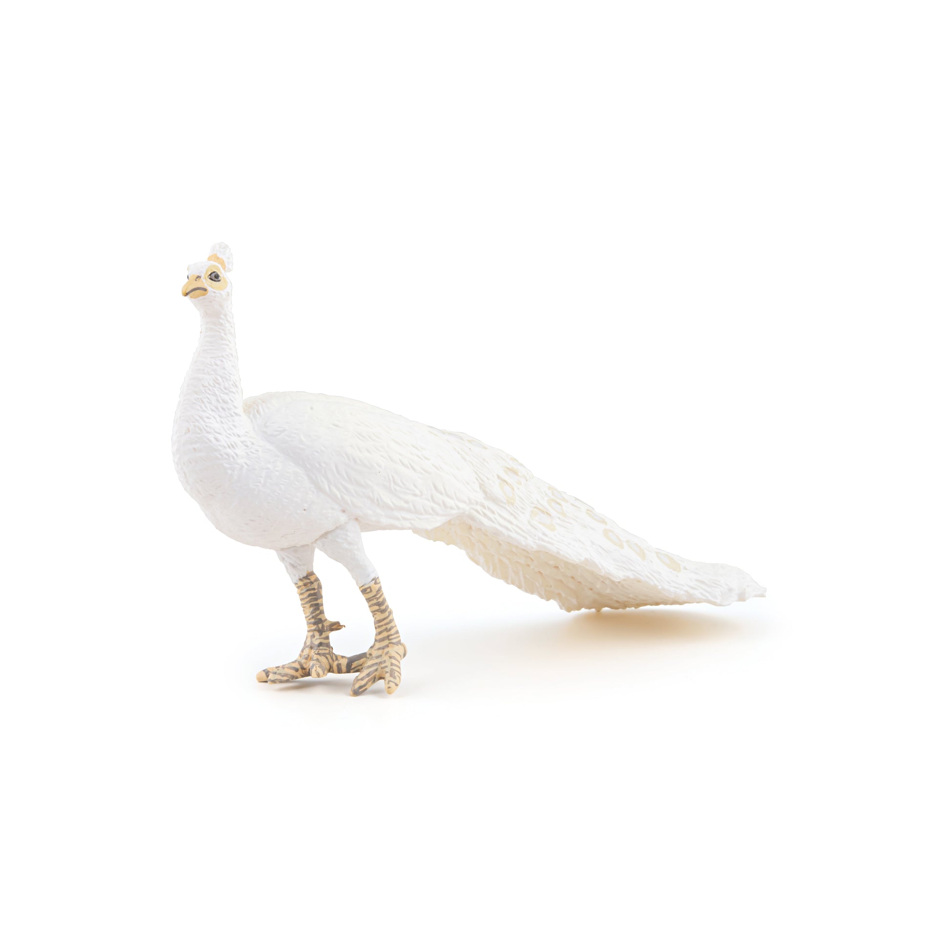 Figurine Paon blanc Papo - animal de la ferme
