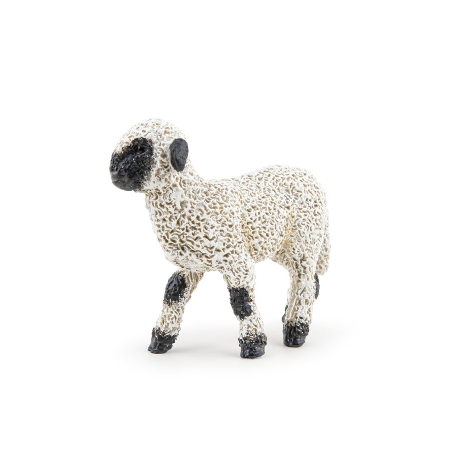 Figurine Agneau nez noir du Valais Papo - animal de la ferme