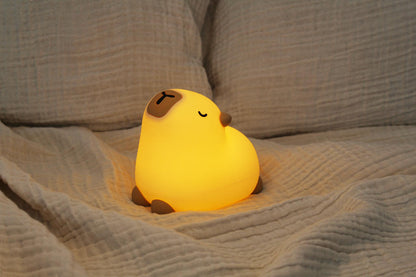 Veilleuse en silicone Capybara Pebble Winkee – vue 2