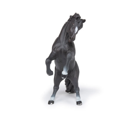 Figurine Cheval cabré noir
