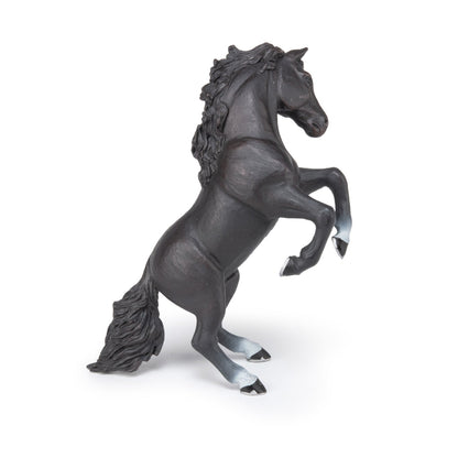 Figurine Cheval cabré noir