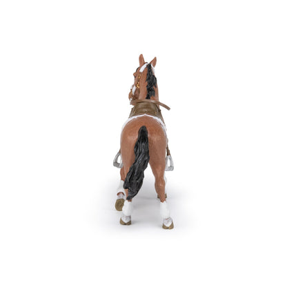 Figurine Cheval de la cavalière fashion hiver