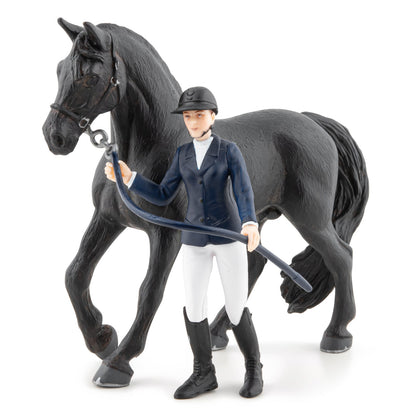 Figurine Pénélope et Blacky Papo - cheval