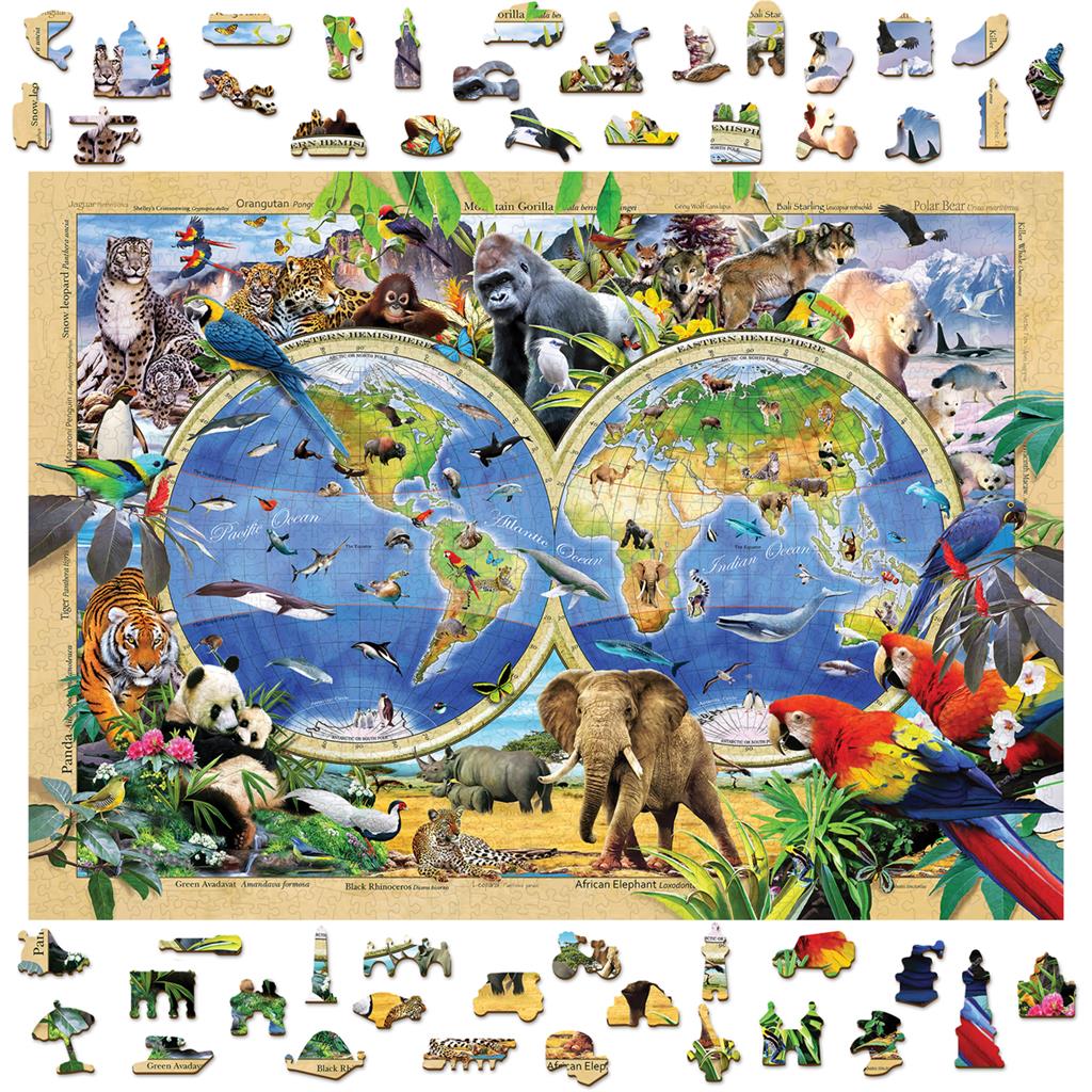 Puzzle - Map of the Animal Kingdom