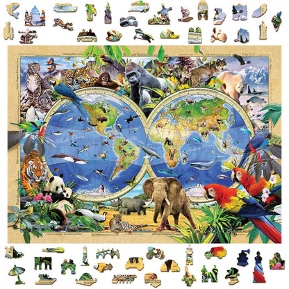 Puzzle - Map of the Animal Kingdom