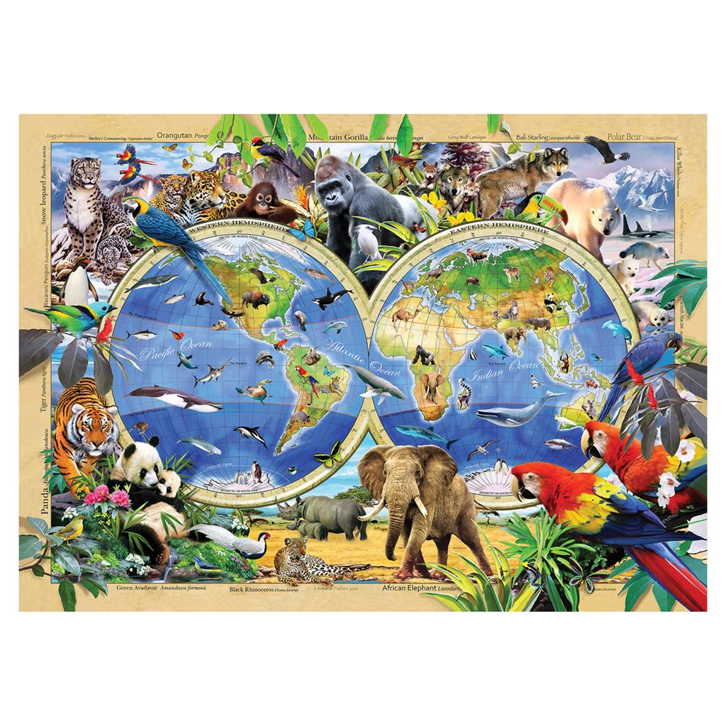 Puzzle - Map of the Animal Kingdom