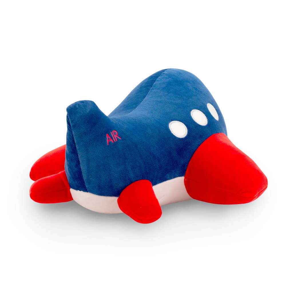 Coussin peluche avion 40 cm