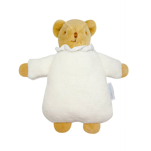 Angel's Nest Comforter Bear with Rattle - Ivory Plush Toy