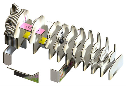 EUGY 3D - Katzen - Mokka