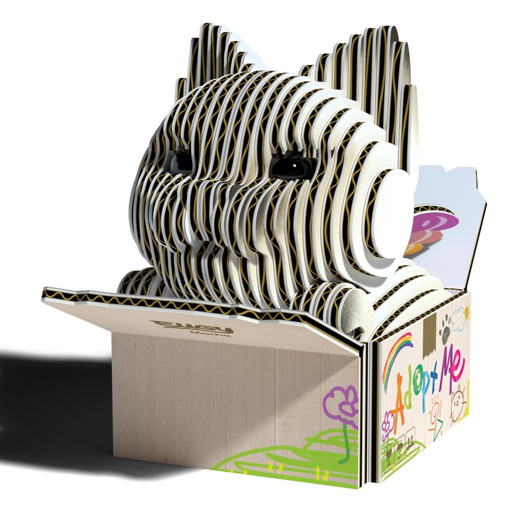 EUGY 3D - Katzen - Mokka