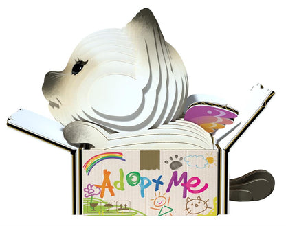 EUGY 3D - Katzen - Mokka