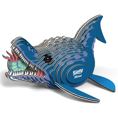 Eugy 3D Modèle: PRÉHISTOIRE / MOSASAURUS 9x9,6x4,6cm, en carton, en boîte, 6+