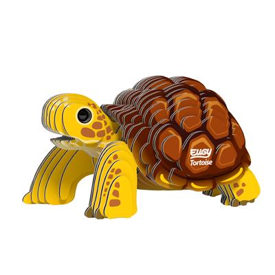 Eugy 3D Modèle: ANIMAL SAUVAGE / TORTUE 7,55x4,42x4,25cm, en carton, en boîte, 6+