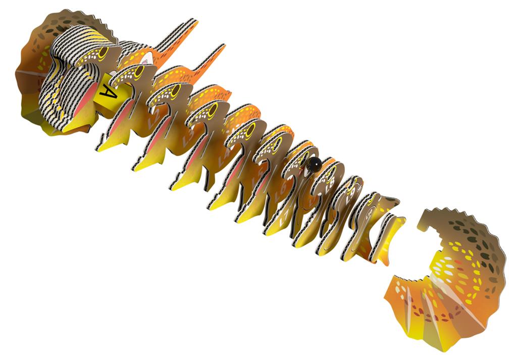 EUGY 3D - Frill-necked Lizard