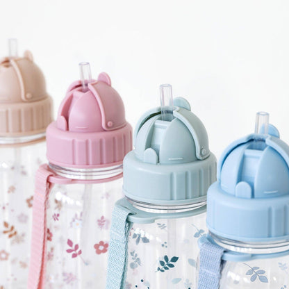 Bouteille Plastique Feuilles Couleur Sauge